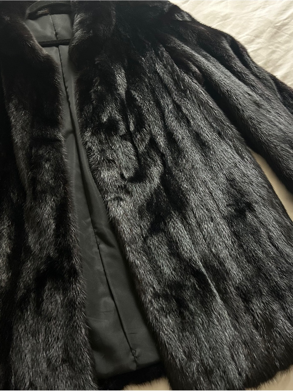 Givenchy Black Fur Coat for Women